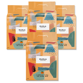 오로라 스킨핏 팬티기저귀 특대 (11-14kg) 22매x4팩