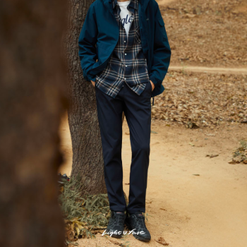 [몽벨] 남성 에센셜 기모 팬츠 / 네이비 / MW3HAMPL205