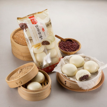 [안흥찐빵] 팥앙금 찐빵 10개입 500g