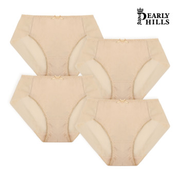 페리힐즈 여성용 노라인 자국 없이 매끈한 여자 햄팬티 4매