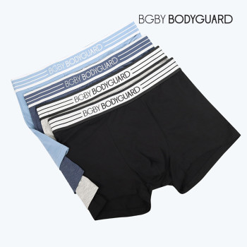 보디가드 남아 주니어 모달 플렉서블 슬릭밴드 드로즈팬티 4종 세트