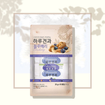 [썬넛트] 간편하게 한봉씩_하루견과 블루베리 25g*10봉(총 250g)