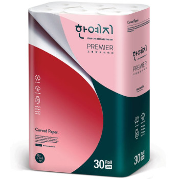 한예지 고평량 PREMIER 화장지 30M 30롤 (1팩)