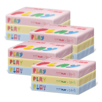 한예지 PLAY 여행용 티슈 70매 3입 (4,12,24팩 선택 구성)
