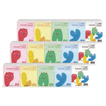 한예지 PLAY 포켓티슈 10매 10입 (3,10,20팩 선택 구성)