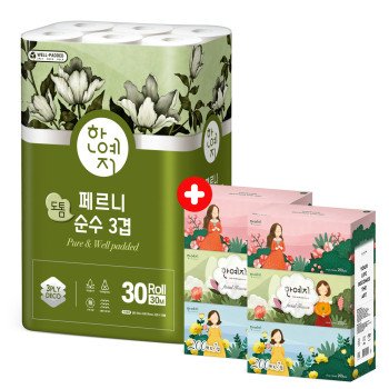 한예지 페르니 도톰순수 (1팩) + 캐릭터 200매 3입(2팩)