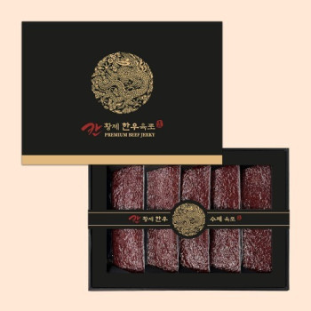 [칸] 수제 황제 1++한우육포 선물세트 360g