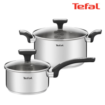 [테팔] 팬&냄비 IH 뉴이모션 2종세트 (편수냄비 16cm + 양수냄비 24cm)