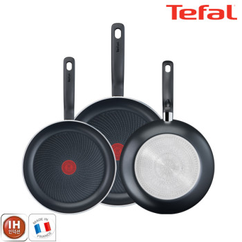 [테팔] 팬&냄비 인덕션 스타트이지 3종세트 (프라이팬 28cm + 32cm + 볶음팬 28cm)