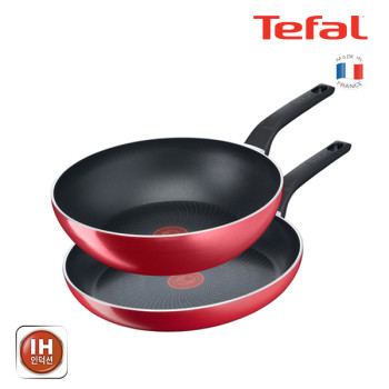 [테팔] 팬&냄비 IH 인덕션 스타트앤쿡 2종세트 (프라이팬 28cm + 볶음팬 28cm)