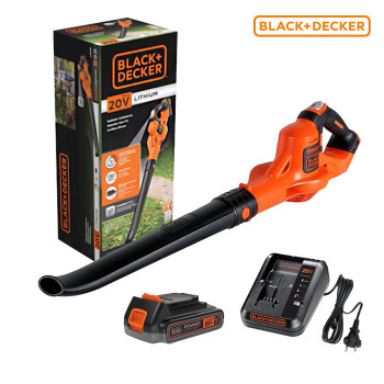 [블랙앤데커] 무선 낙엽 제설 송풍기 블로워 풀세트 GWC1820PCF