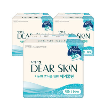 깨끗한나라 디어스킨 에어쿨링 대형(14P) x 3팩
