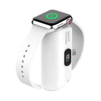 [유즈툴] 고속충전 보조배터리 워치 미니 도킹형 일체형 휴대용 5000mAh