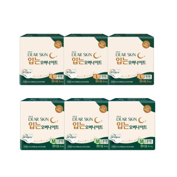 깨끗한나라 디어스킨 에어엠보 입는 오버나이트 특대형(4P) 3팩+중대형(4P) 3팩