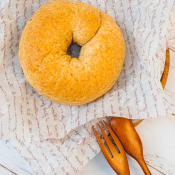 [뚝섬협동조합] 100% 국내산 발아 통밀로 만든 비건 통밀빵 베이글 단품