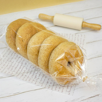 [뚝섬협동조합] 100% 국내산 발아 통밀로 만든 비건 통밀빵 베이글 5개 묶음