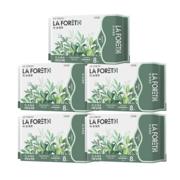 라포레Q 초슬림 순면생리대 대형(8P) x 5팩