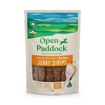 오픈패독 프리미엄 단일단백질 동물복지 치킨 저키스트립 (100g)