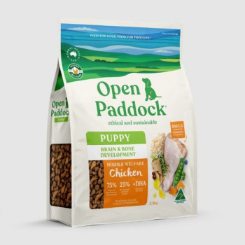 오픈패독 프리미엄 단백질사료 치킨 키블 퍼피 (2.5kg)