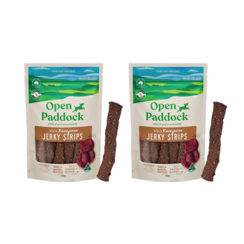 오픈패독 프리미엄 단일단백질 동물복지 캥거루 저키스트립 (100g) 2개