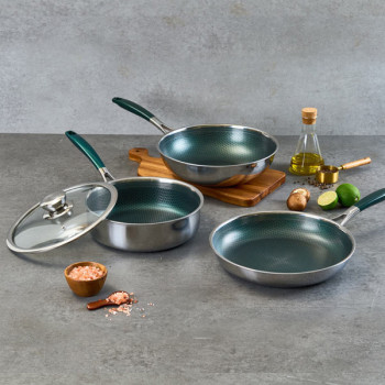 [클래딘] 이연복셰프 코아 테트라 3PLY_후라이팬 3종 4p 세트