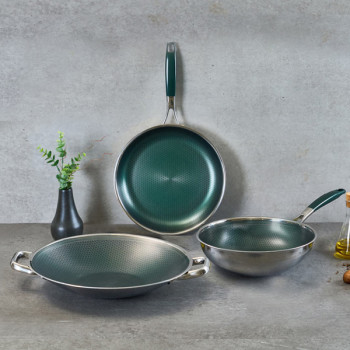 [클래딘] 이연복셰프 코아 테트라 3PLY_후라이팬 3종 세트