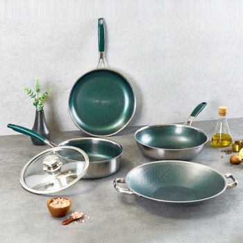 [클래딘] 이연복셰프 코아 테트라 3PLY_후라이팬 4종 5p 세트