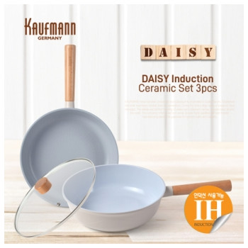 [카우프만] 데이지 인덕션 프라이팬 3P세트(GA형) KDIF-GA3P