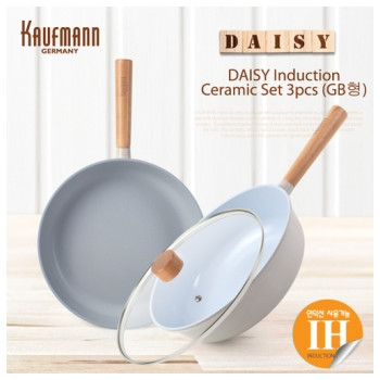 [카우프만] 데이지 인덕션 프라이팬 3P세트(GB형) KDIF-GB3P