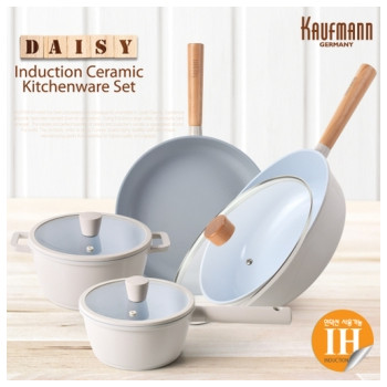[카우프만] 데이지 인덕션 주방 7P 세트(GB형)