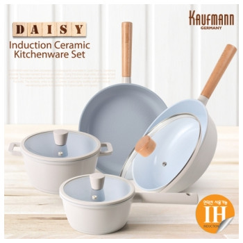[카우프만] 데이지 인덕션 주방 7P 세트(GA형)