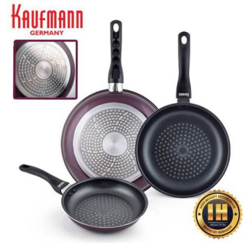 [카우프만] 퍼플 인덕션 프라이팬 3P세트(B형)