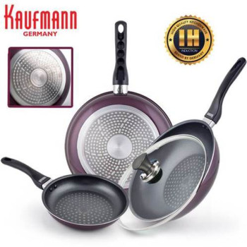 [카우프만] 퍼플 인덕션 프라이팬 4P세트(G형)