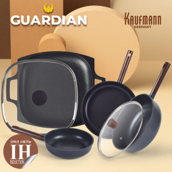 [카우프만] 가디언 인덕션 그리들 웍팬 5종 세트(GR형) KGIF-GR6P