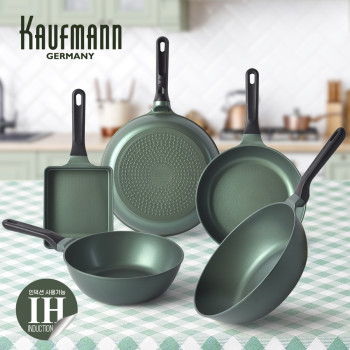 [카우프만] 올리브 인덕션 프라이팬 5종 세트 KOIF-5P