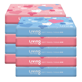 삼정_리빙 여행용 티슈 40매 (10개,20개,100개 선택 구성)
