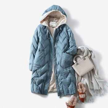오리털 롱패딩 겨울 간절기 여성경량패딩 코트 점퍼