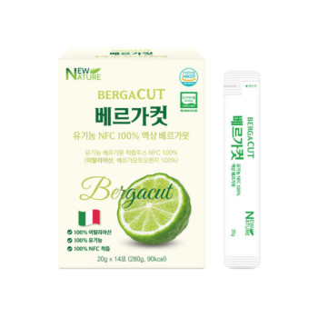 [뉴네이처] 베르가컷 유기농 NFC 100% 베르가못 액상스틱 20g x 14포