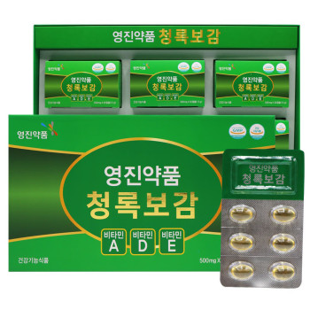 [영진약품] 청록보감 솔잎농축오일 500mg x 30캡슐 x 6개입 (top)