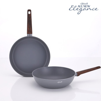 [쉬젤] 올뉴엘레강스 IH 프라이팬 2종세트 (프라이팬28cm + 궁중팬28cm)