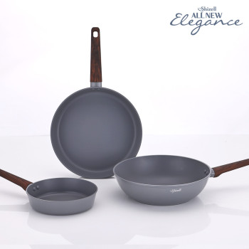 [쉬젤] 올뉴엘레강스 IH 프라이팬 3종B세트 (프라이팬20/28cm+궁중팬28cm)