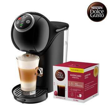 [돌체구스토] 커피머신 지니오S 플러스 + 12입 커피캡슐 1박스 (카페아메리카노)