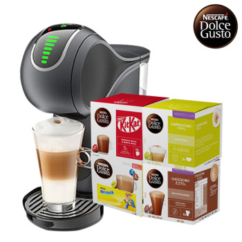 [돌체구스토] 커피머신 지니오S 터치 그레이 +16입 커피캡슐 1박스(4종 택1)