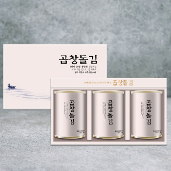 [해저광천김] 광천 곱창돌김 선물세트 3호