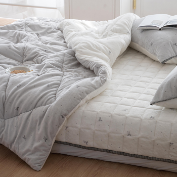 송화 카리나 귀여운 리본 정전기 없는 극세사 겨울 이불 3가지 색상