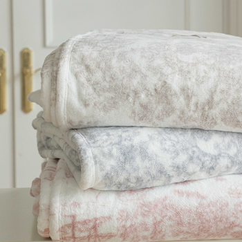 몽슈 극세사 담요 프랑스 풍경 뜨왈패턴 정전기 없는 고품격 극세사 담요 데일리 필수템 3가지 색상