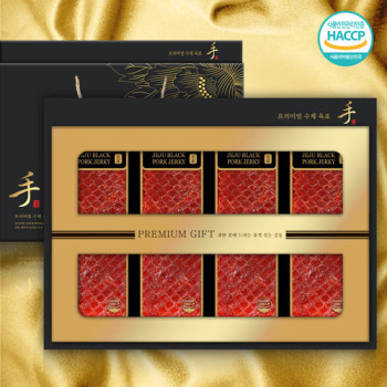 [26년 설][제주흑돼지]수제육포 1호 240g(지함60g 4p)
