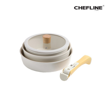 [셰프라인] 페니아 멀티핸들 5종세트[옐로우][20P/22W/24F/20GC/탈착식핸들]