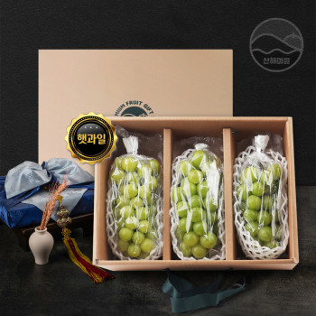 샤인머스캣 선물세트 3수 2kg내외 고급 포장