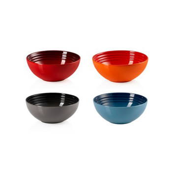 [르크루제] 시리얼볼16cm 4P 세트